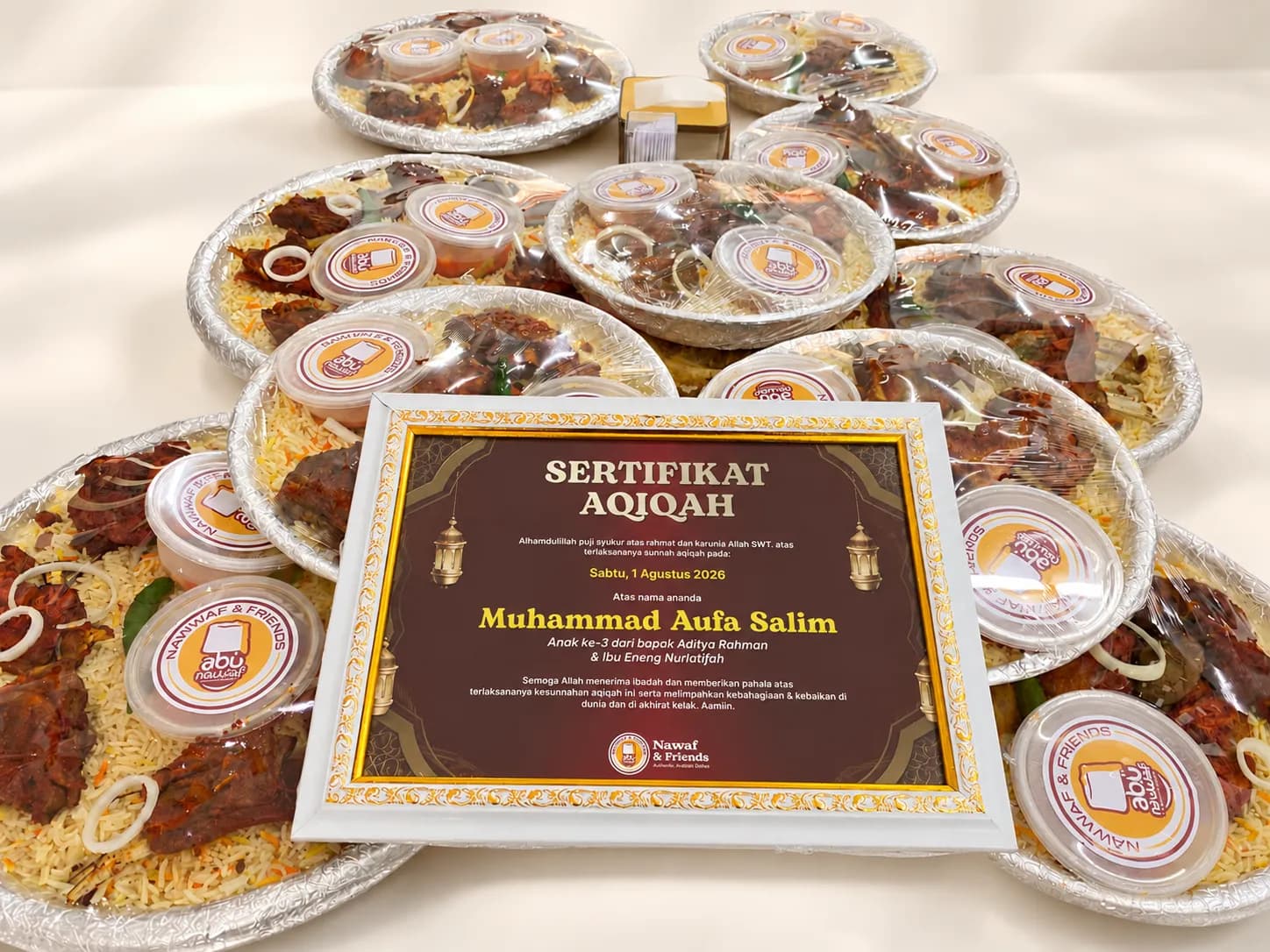 Paket Aqiqah Nawwaf & Friends